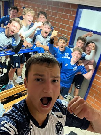 Siegerselfie der A-Jugend vom 19.09.2026
